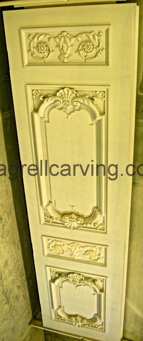Agrell Architectural Carving French paneled door for 100 Park Lane Dudley House 50ft Ballroom